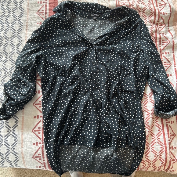 Nordstrom Black Blouse - Picture 1 of 1